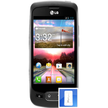 Remplacement vitre tactile Optimus One P500