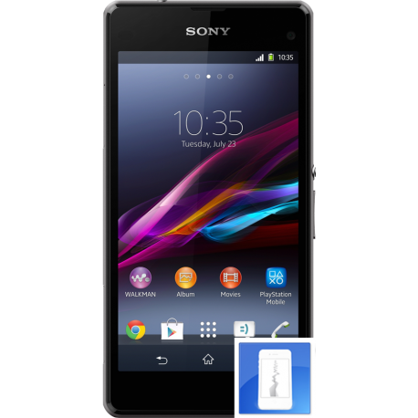 Remplacement écran LCD+Vita tactile Xperia Z1 Compact