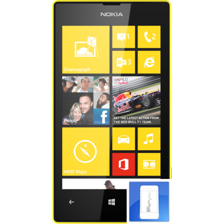 Remplacement vitre tactile Lumia 520