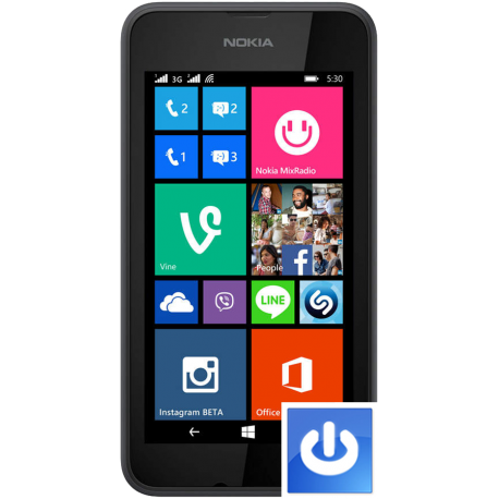 Remplacement Bouton Power Lumia 530