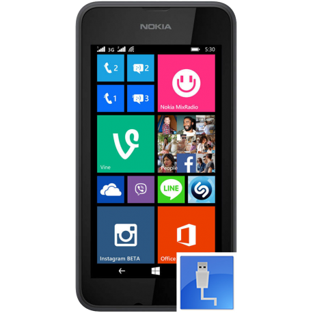 Remplacement Connecteur Charge Lumia 530