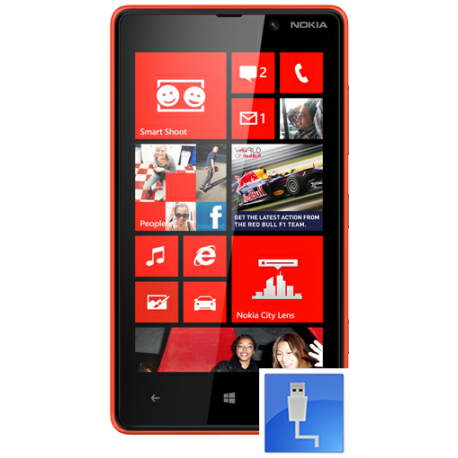 Remplacement Connecteur Charge Lumia 820