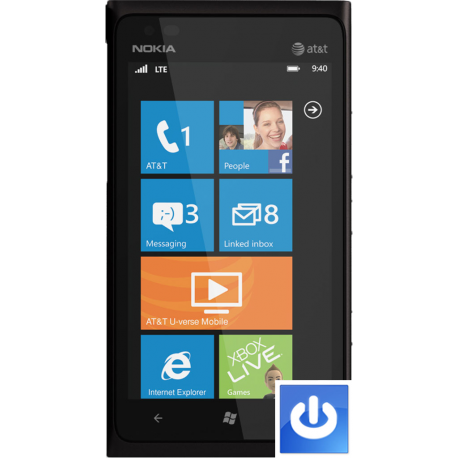 Remplacement Bouton Power Lumia 900