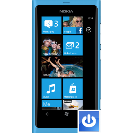 Remplacement Bouton Power Lumia 800