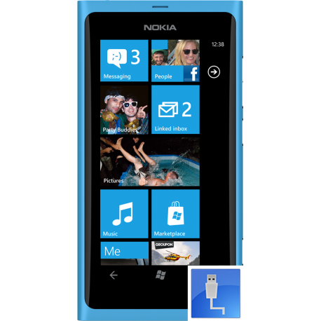 Remplacement Connecteur Charge Lumia 800