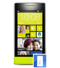 Remplacement écran LCD + Vitre tactile HTC 8S